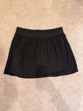 Large 90 Degree By Reflex Black Pleated Tennis Skirt